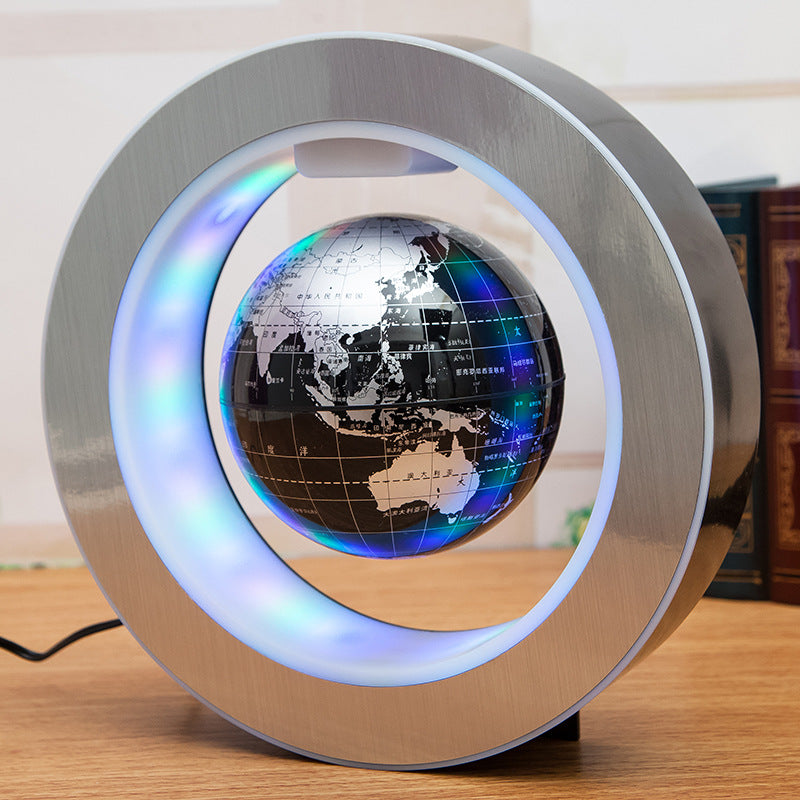 Round World Map LED